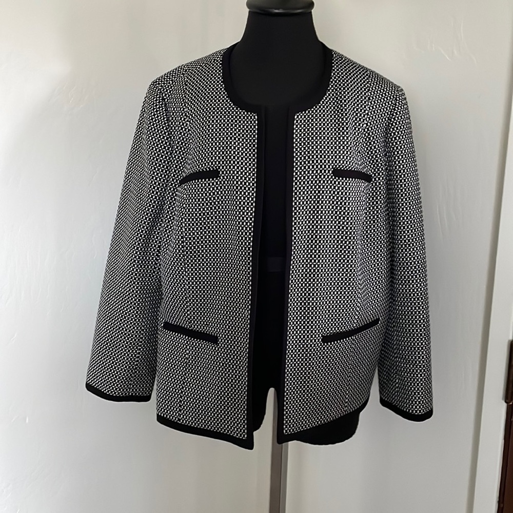 Talbots open blazer